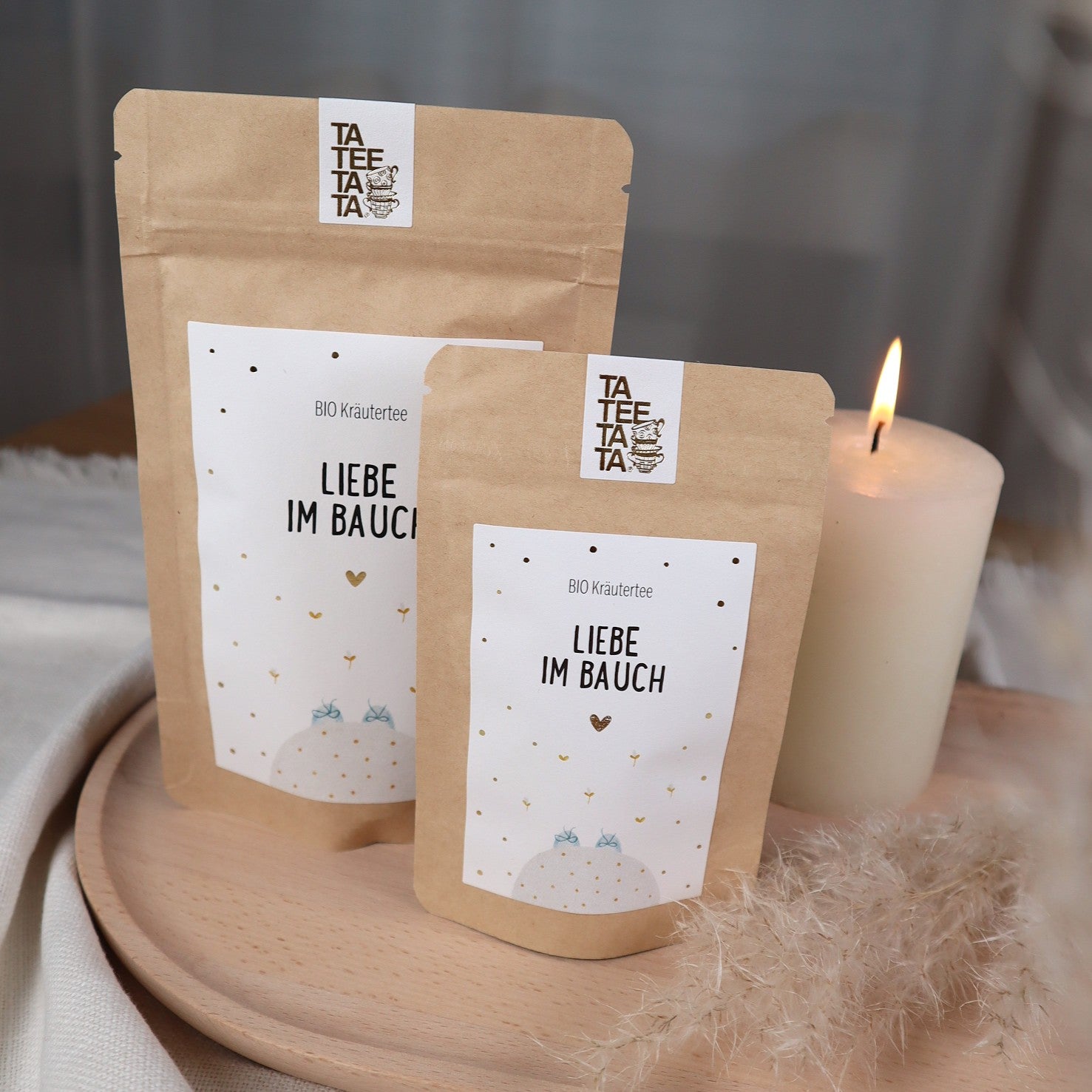 Tee „Liebe im Bauch“ – Bio Kräutertee für Schwangere | Geschenkidee Schwangerschaft