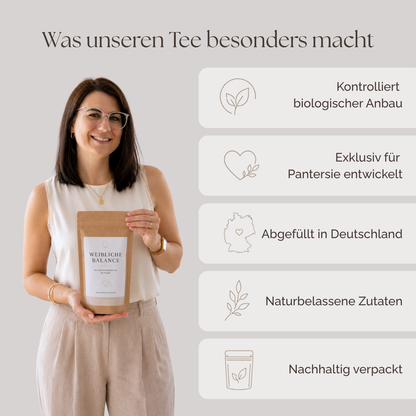Schwangerschaftstee „Liebe im Bauch“ | BIO-Kräutertee für werdende Mamas