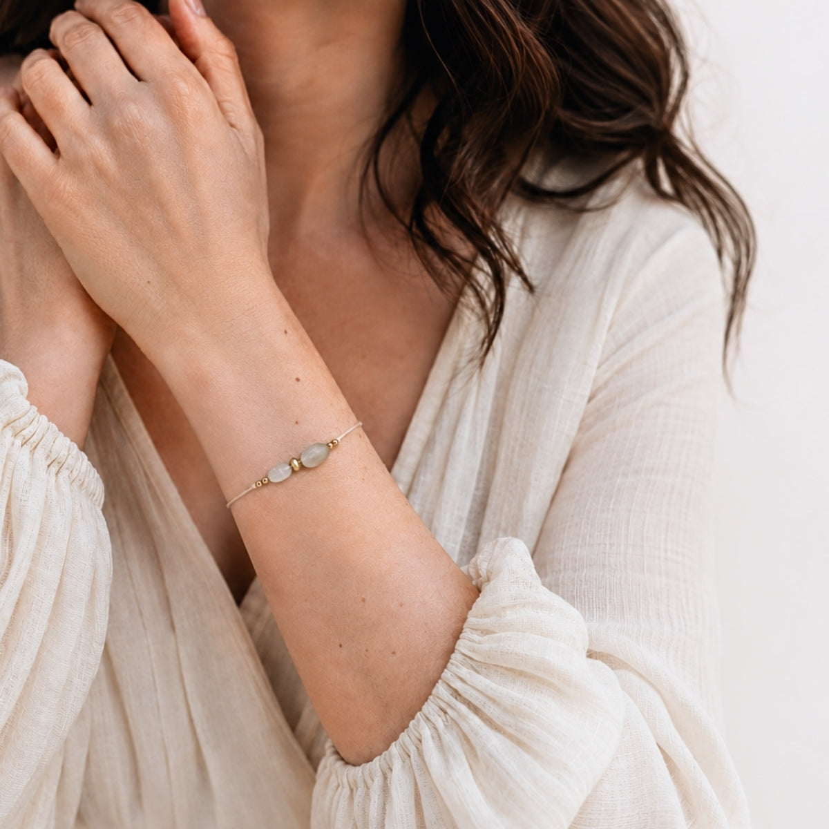 Edelstein Armband Mondstein | Intuition, Weiblichkeit &amp; innere Balance