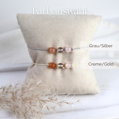 Powerfrau Armband | Edelsteinarmband für weibliche Stärke &amp; Selbstvertrauen