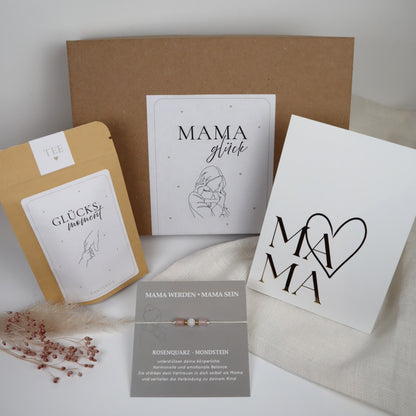 Mama-Glück Geschenkbox | Set für frischgebackene Mamas