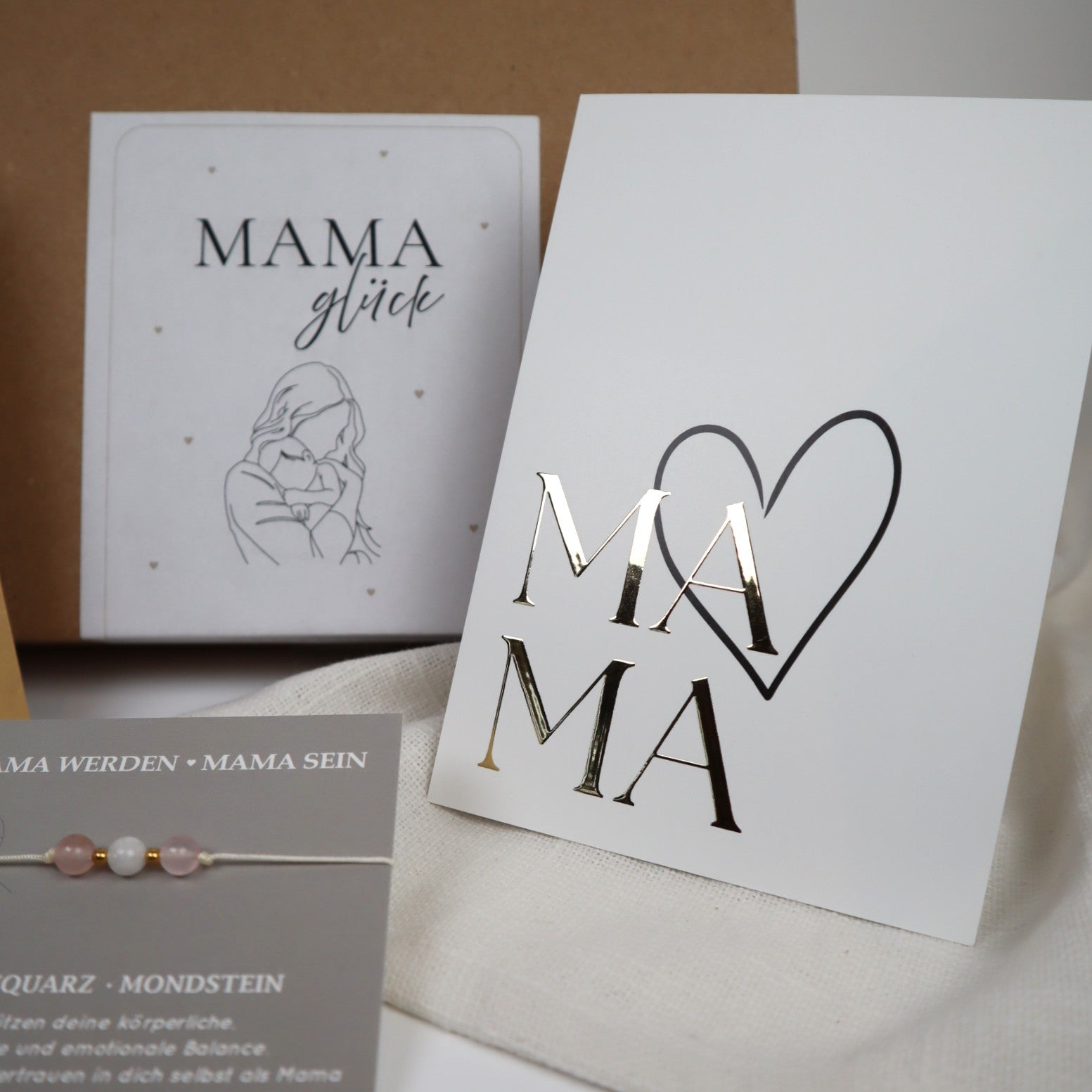 Mama-Glück Geschenkbox | Set für frischgebackene Mamas