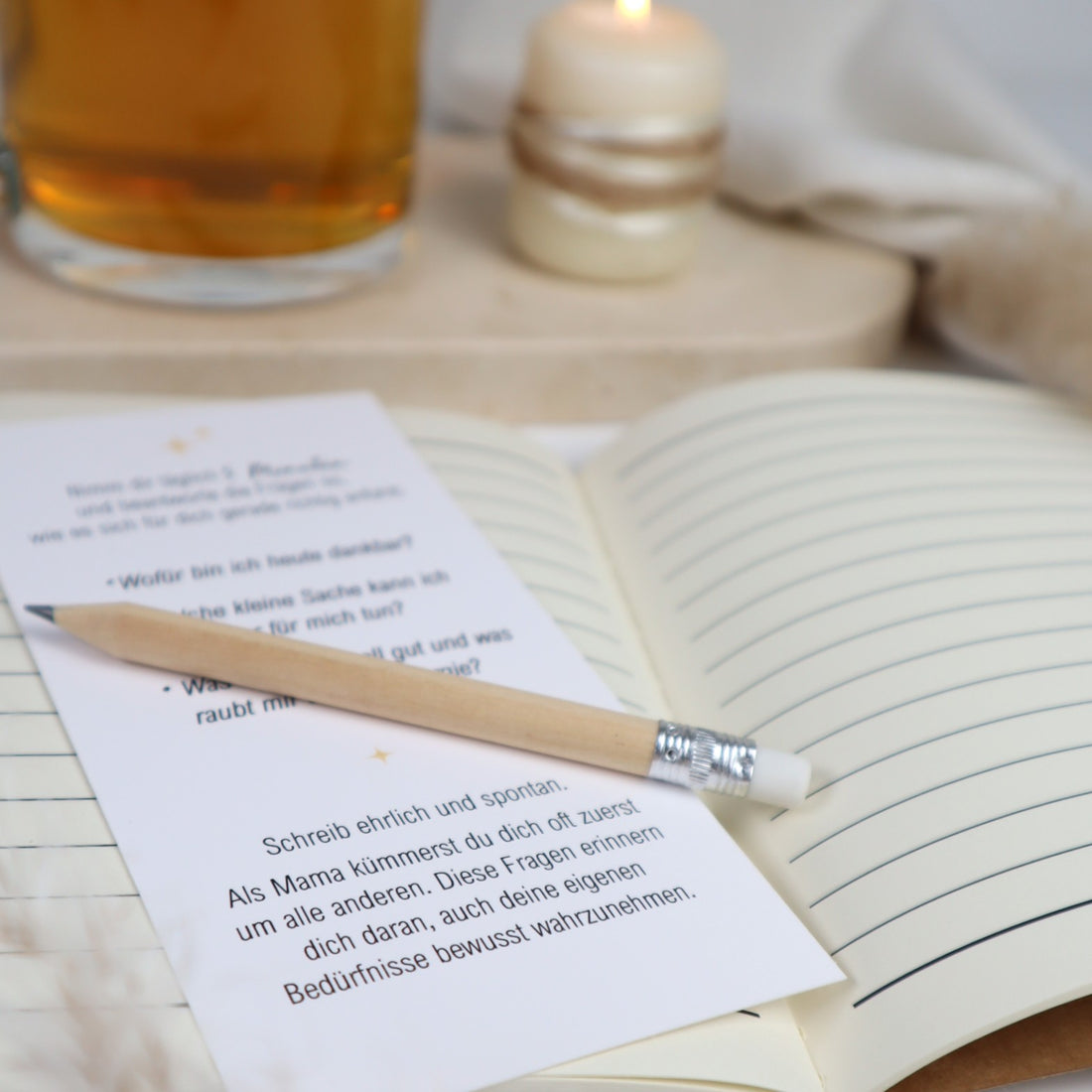 Mini-Journal Mama-Alltag | 5 bewusste Minuten nur für dich