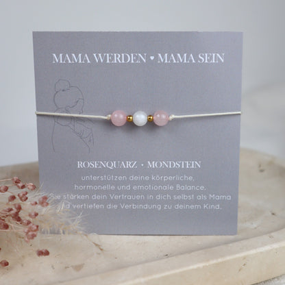 Geschenkbox frischgebackene Mama mit Mini-Journal &amp; Edelsteinarmband