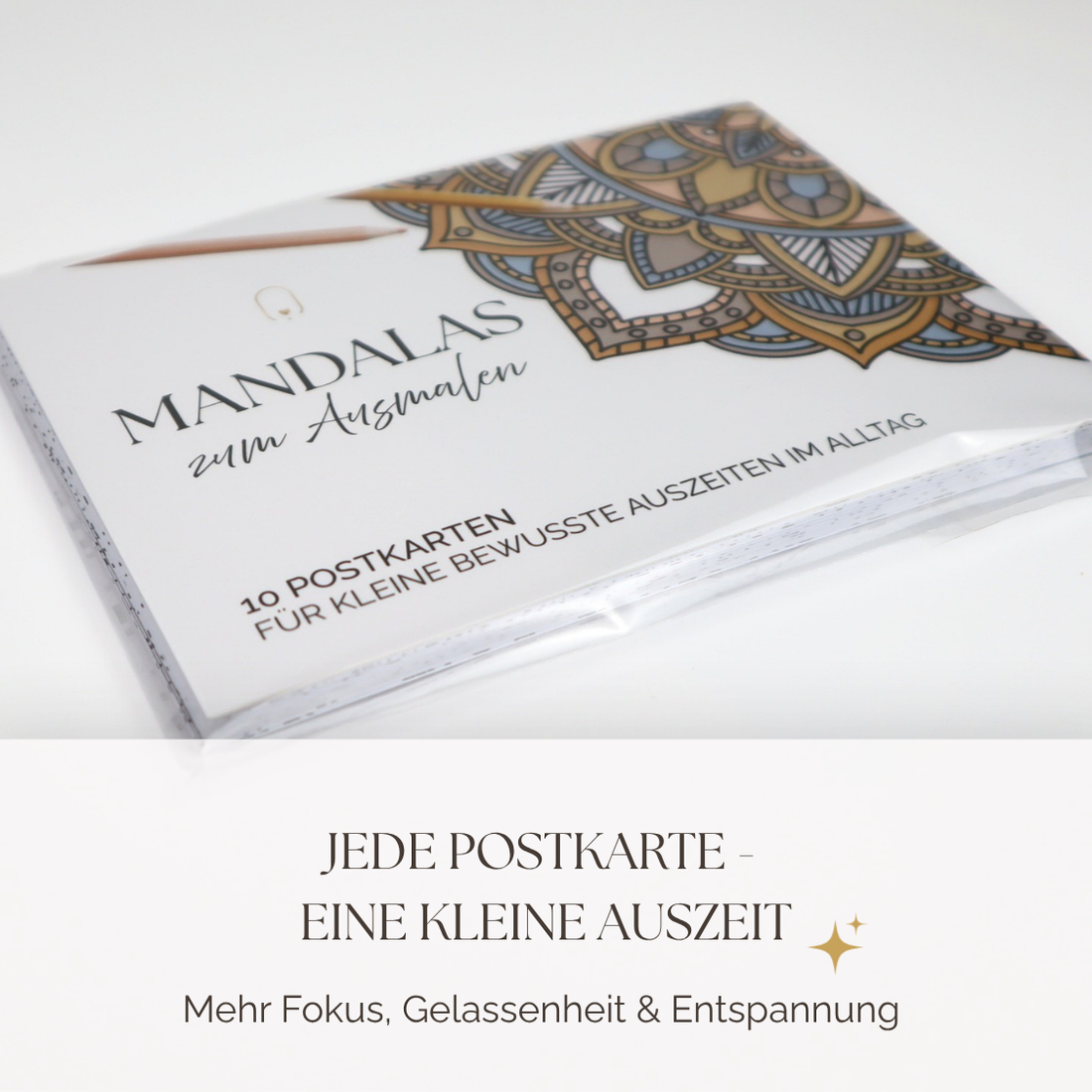 Mandala-Postkarten zum Ausmalen | Kleine kreative Auszeiten im Alltag