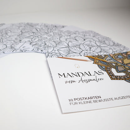 Mandala-Postkarten zum Ausmalen | Kleine kreative Auszeiten im Alltag