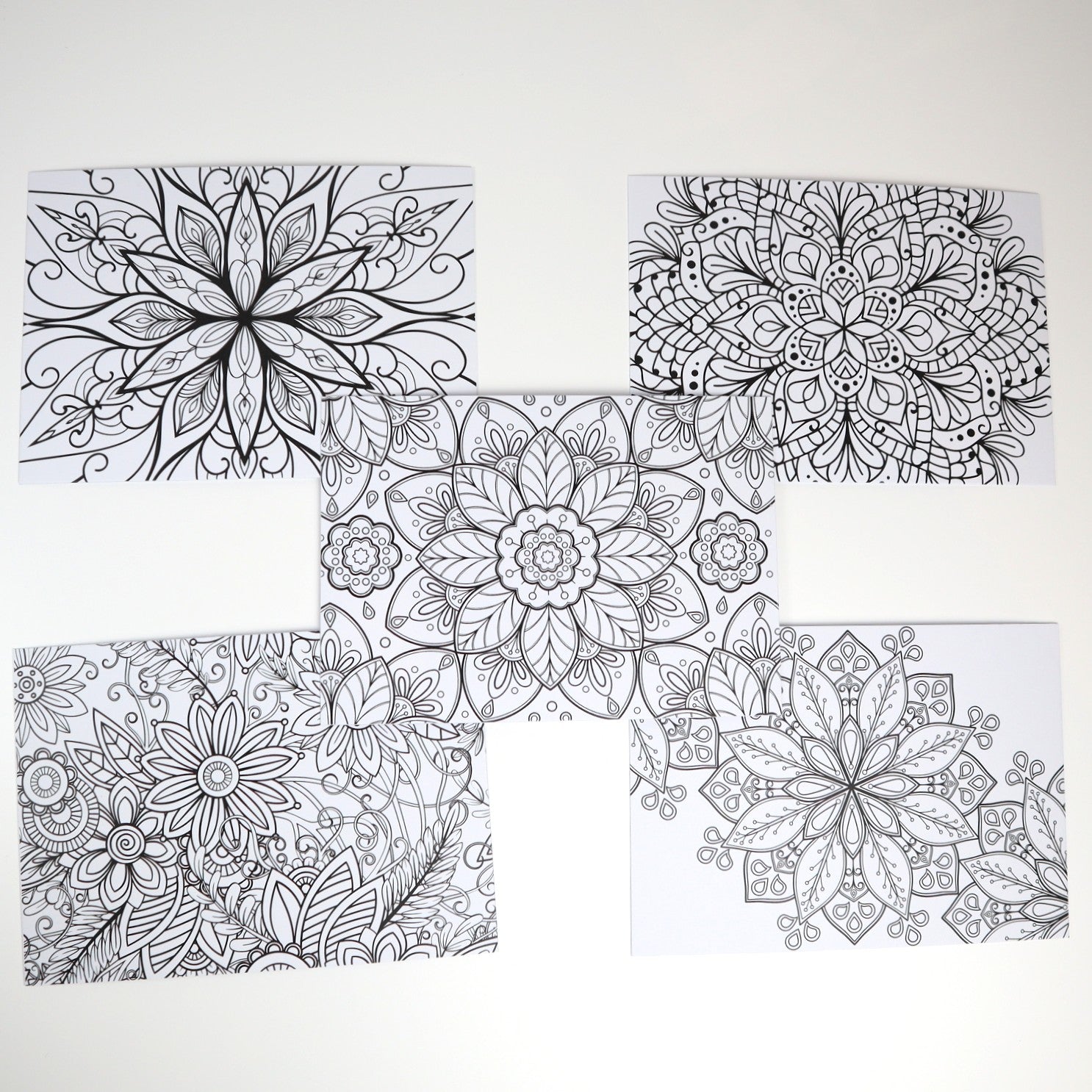 Mandala-Postkarten zum Ausmalen | Kleine kreative Auszeiten im Alltag