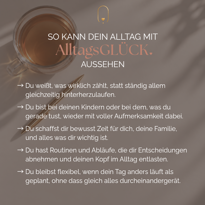 AlltagsGLÜCK | Audios &amp; Workbook für einen leichteren Mama-Alltag | Dig. Download